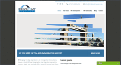 Desktop Screenshot of bridgingthegap.co.za